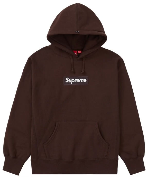 Supreme Box Logo Hoodie Brown FW21