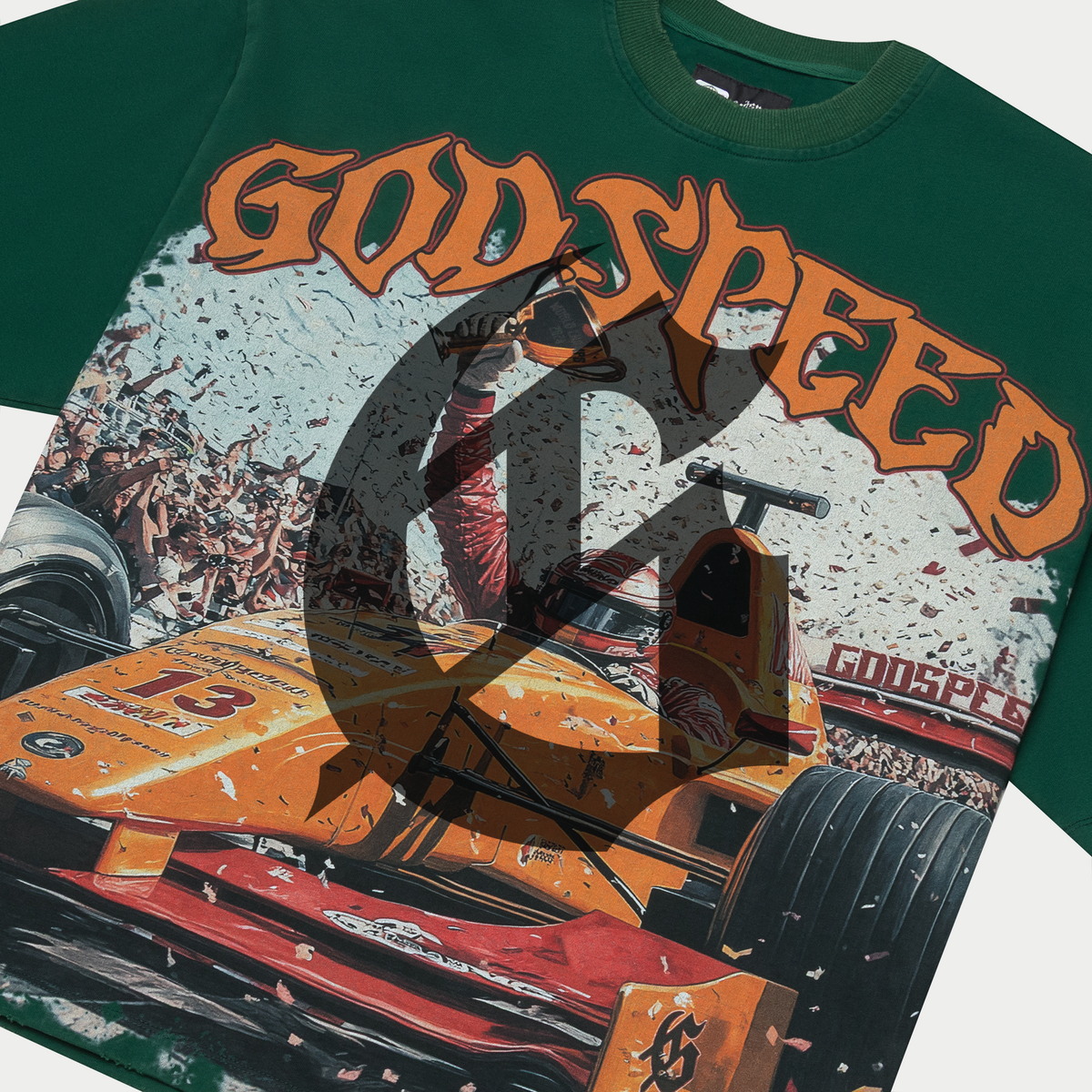 Godspeed F1 Finishline Tee Green