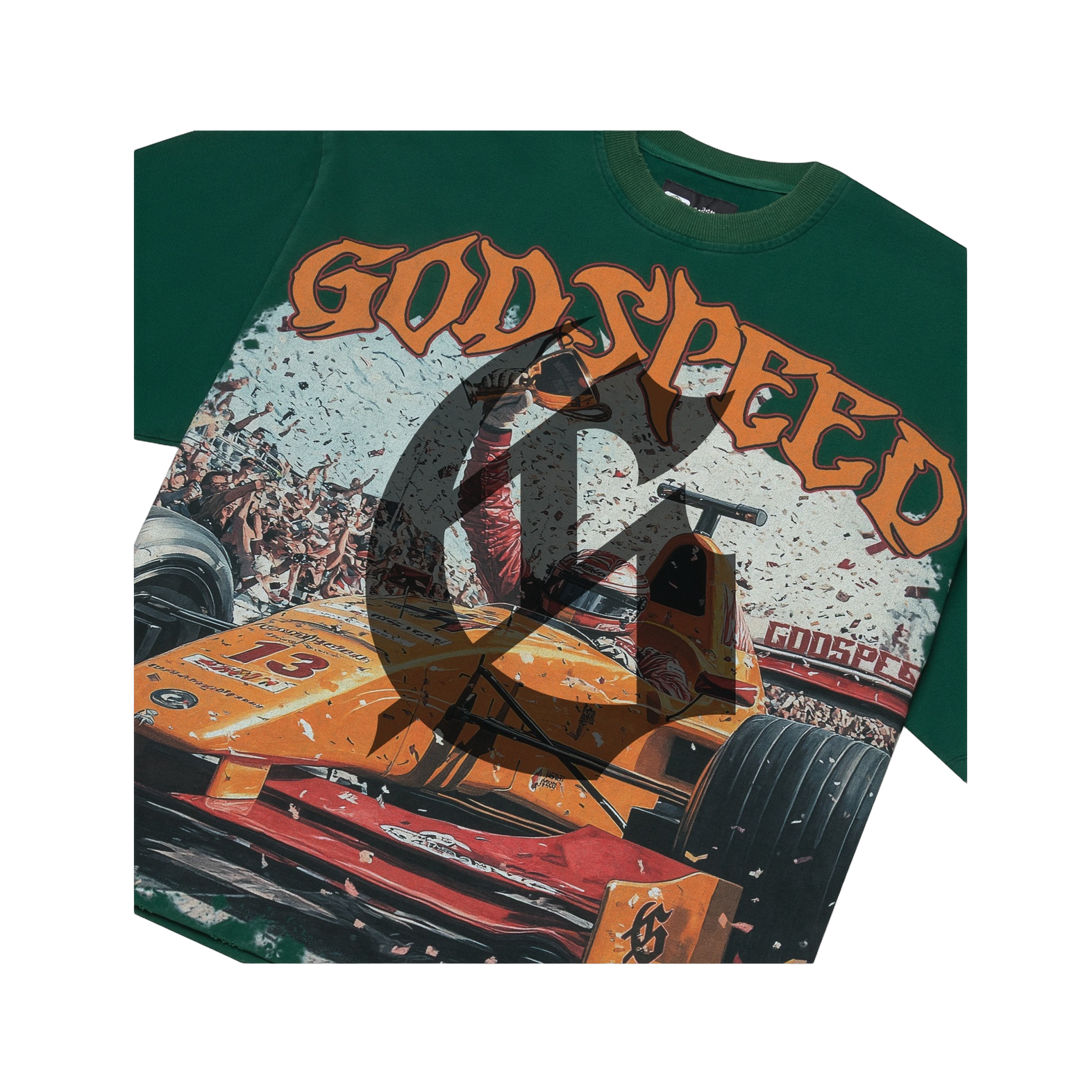 Godspeed F1 Finishline Tee Green