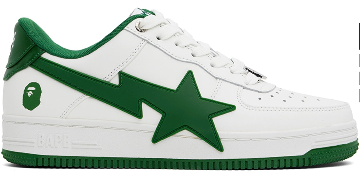 Bapesta White & Green STA OS #2