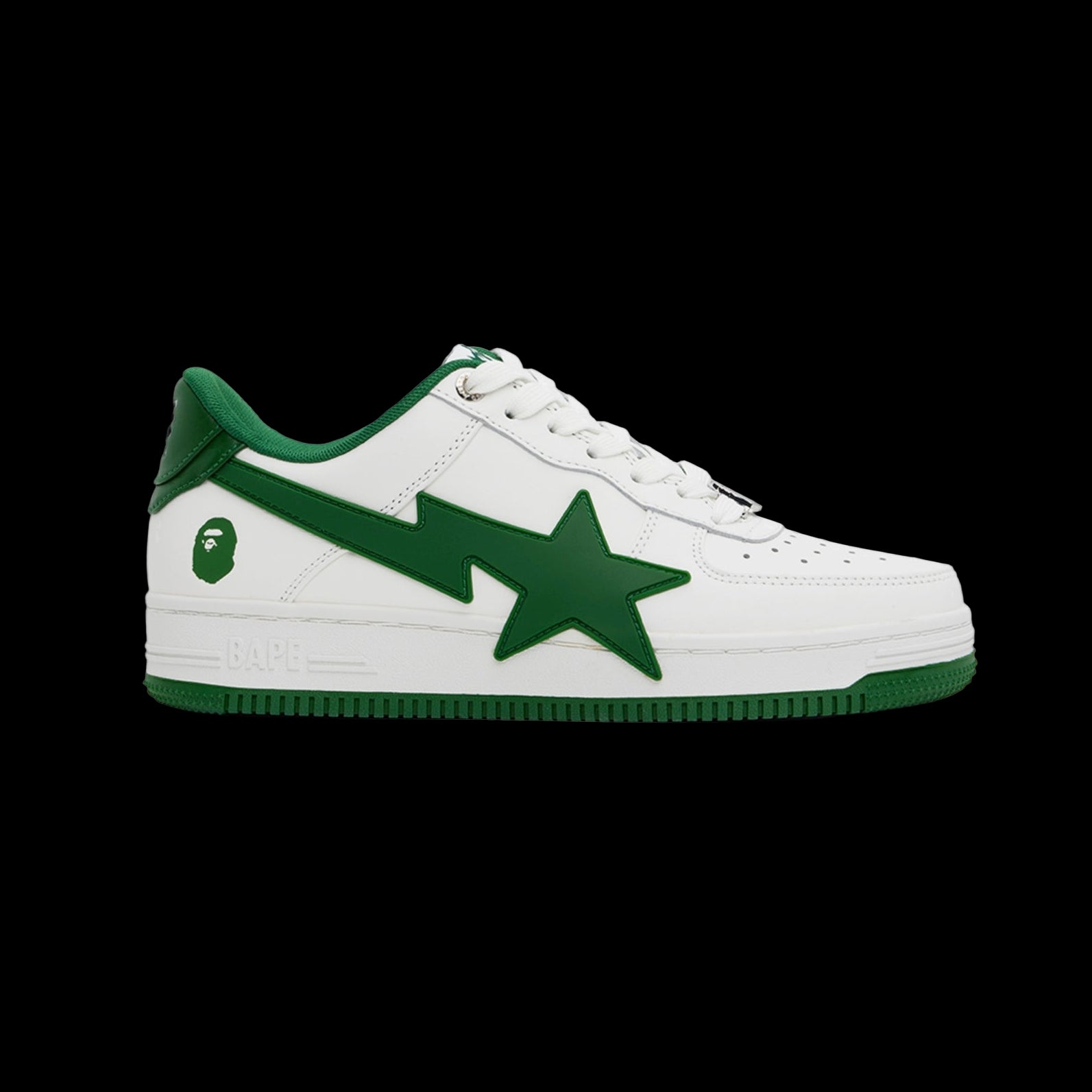 Bapesta White & Green STA OS #2