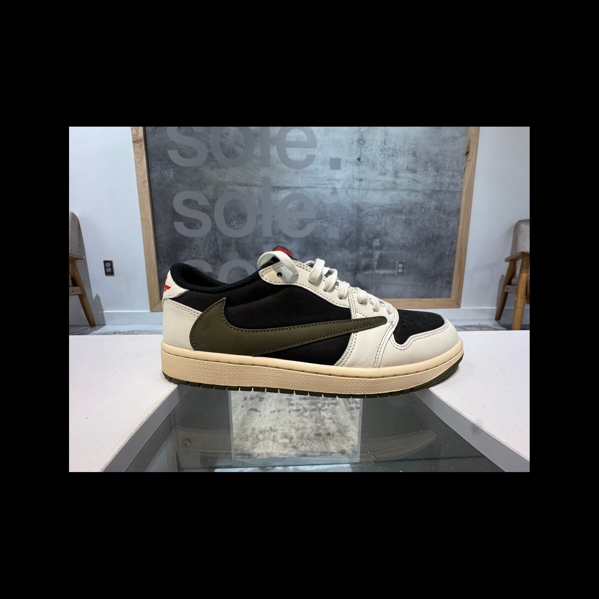 Pre-Owned Travis Scott x Wmns Air Jordan 1 Retro Low OG SP 'Olive'