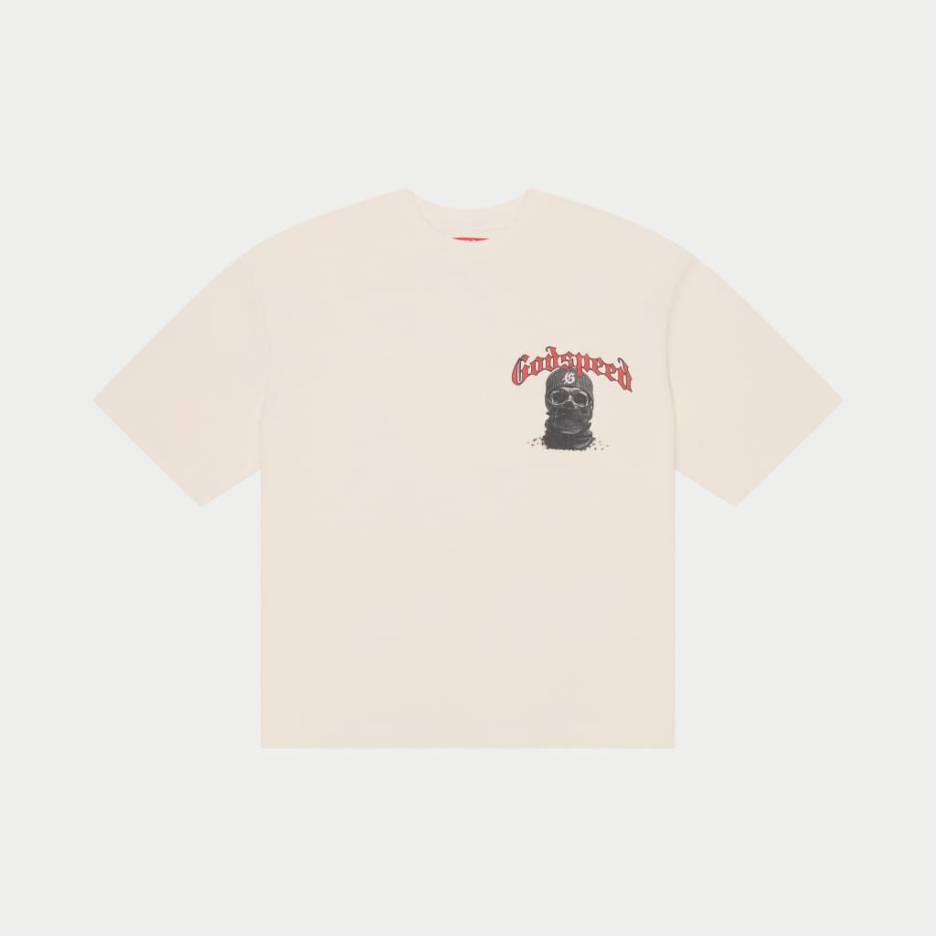 Godspeed Balaclava Szn Tee Bone Red