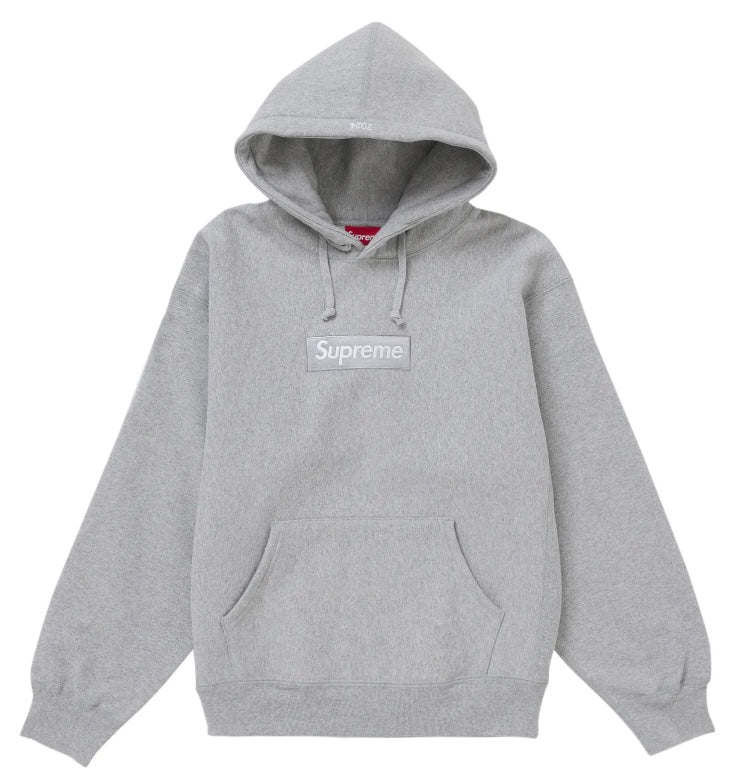 Supreme Box Logo Hooded Sweatshirt 'Grey'