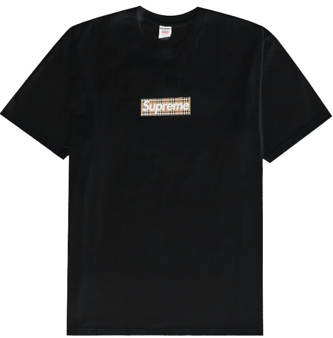 Supreme Burberry Tee Black