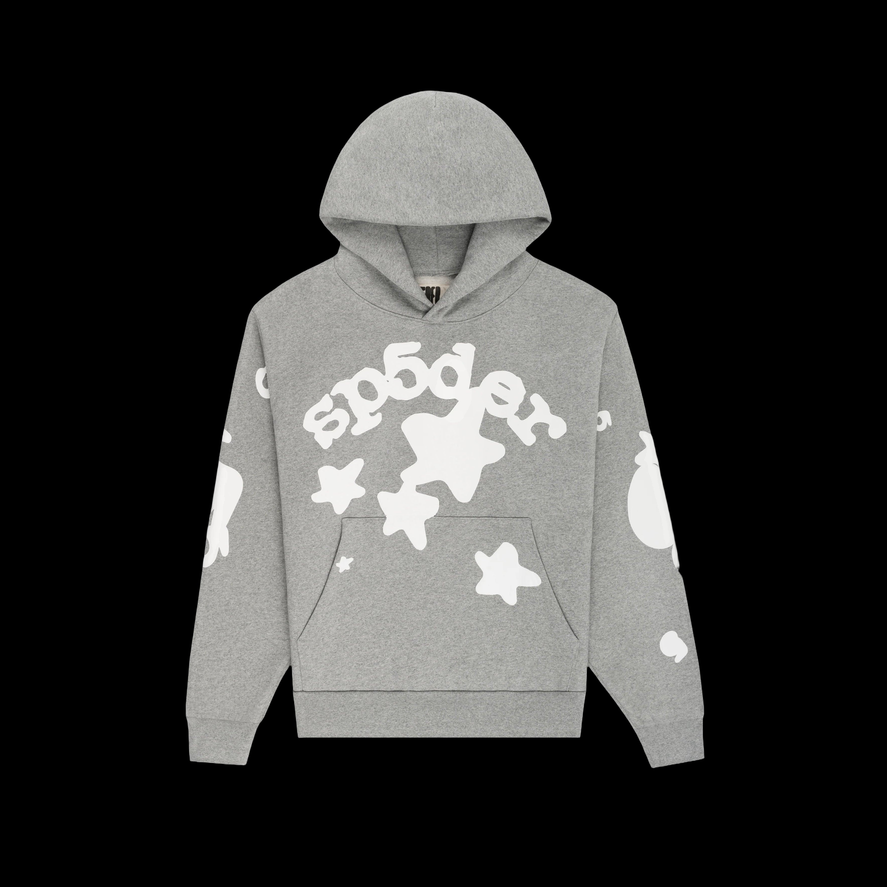 Sp5der Beluga Hoodie 'Dark Heather Grey'