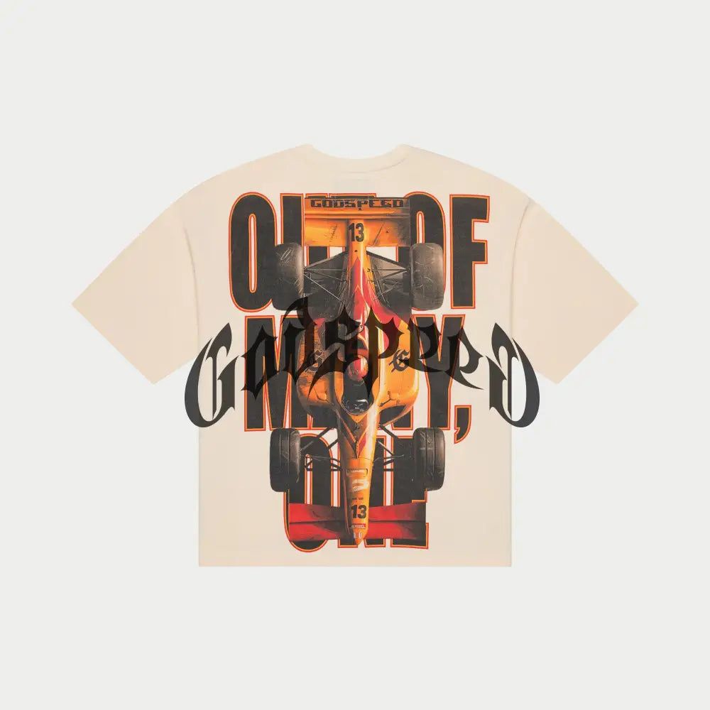 Godspeed F1 Finishline Bone Tee