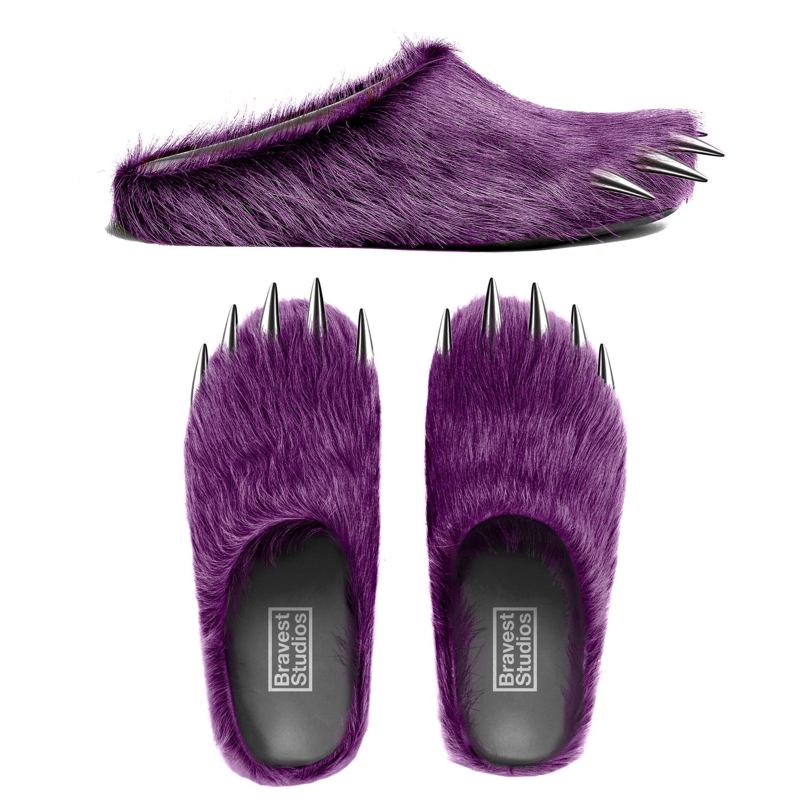 Bravest Studios Bear Claw Mule Purple
