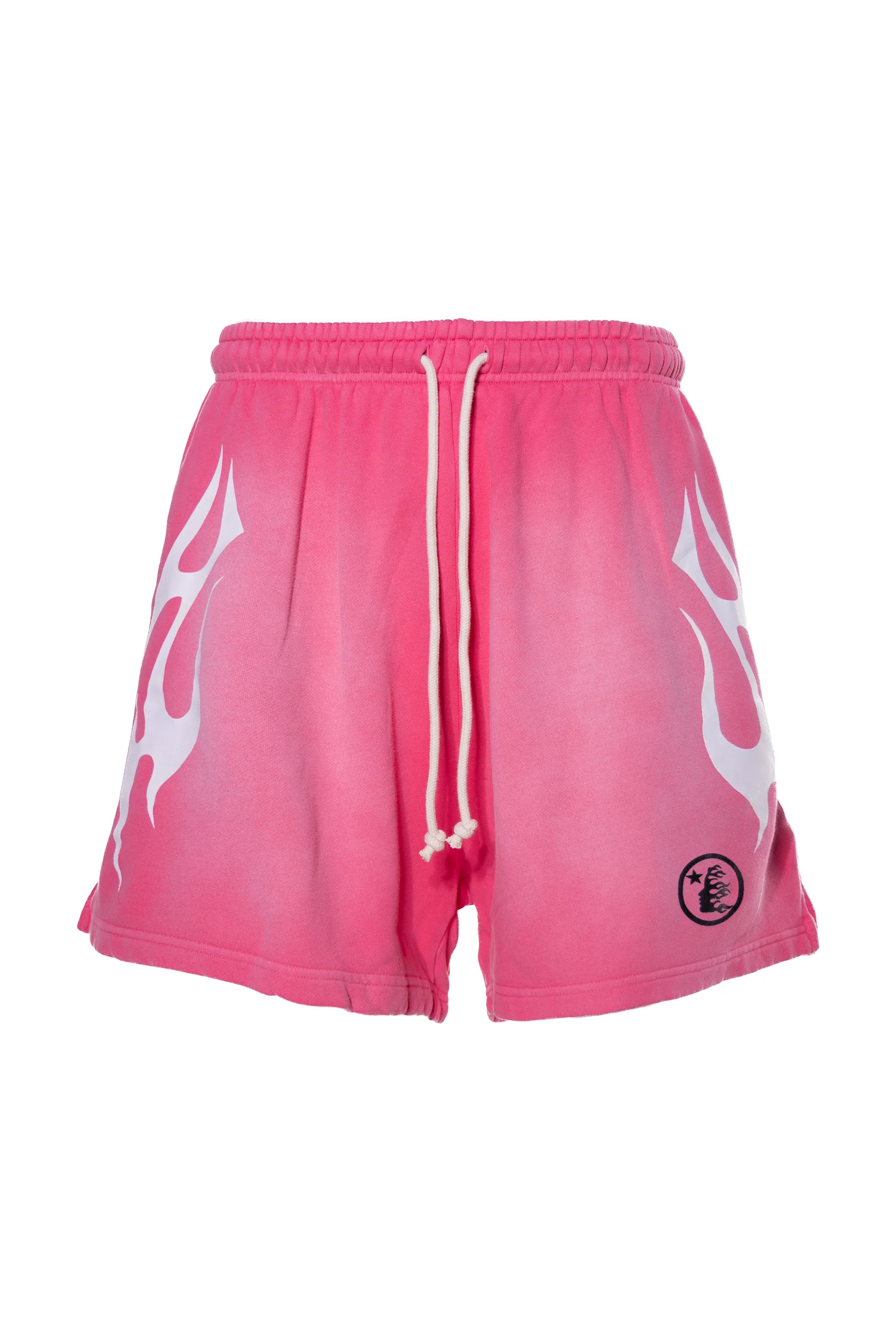 Hellstar Flame Shorts 'Pink'