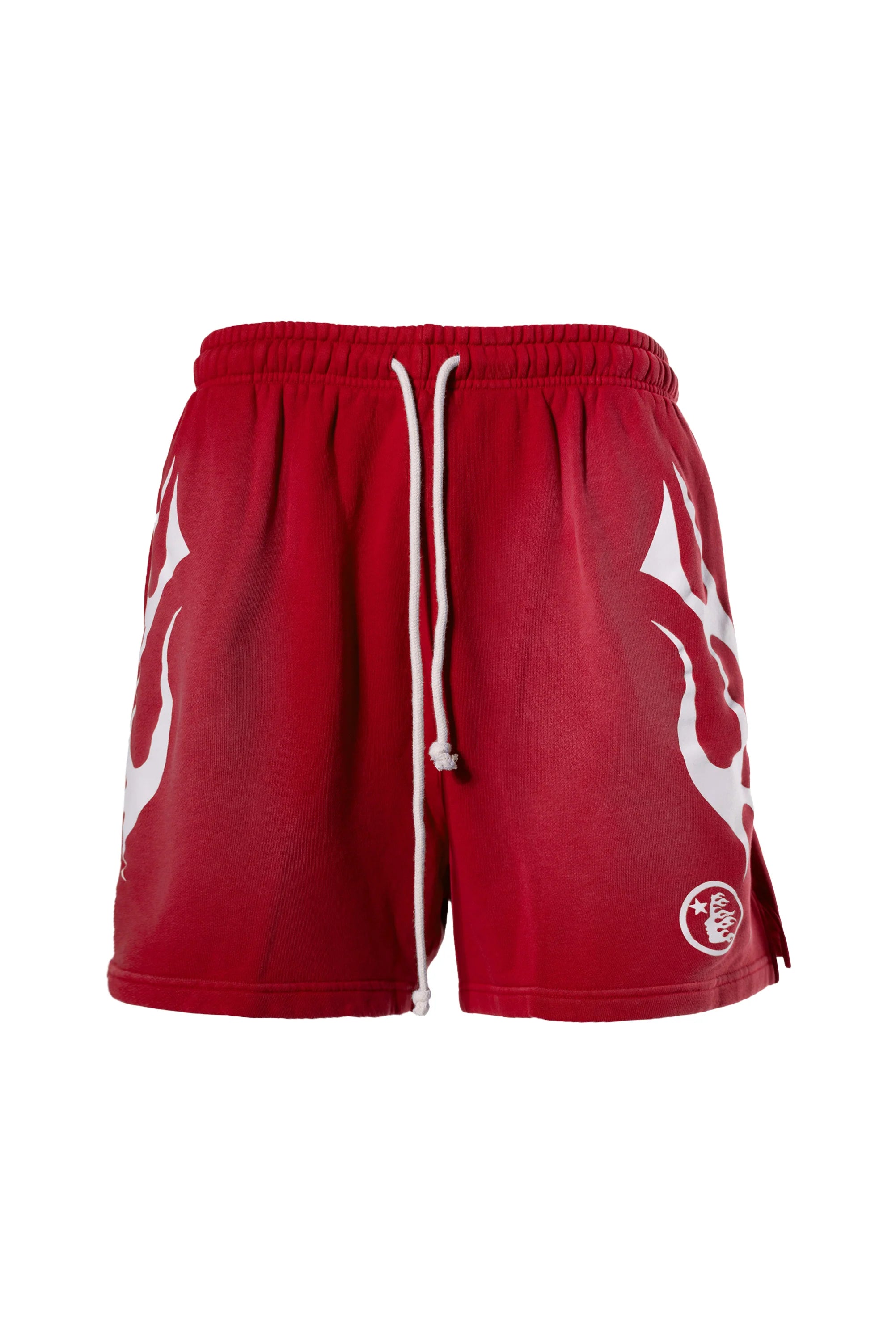 Hellstar Flame Shorts 'Red/White'