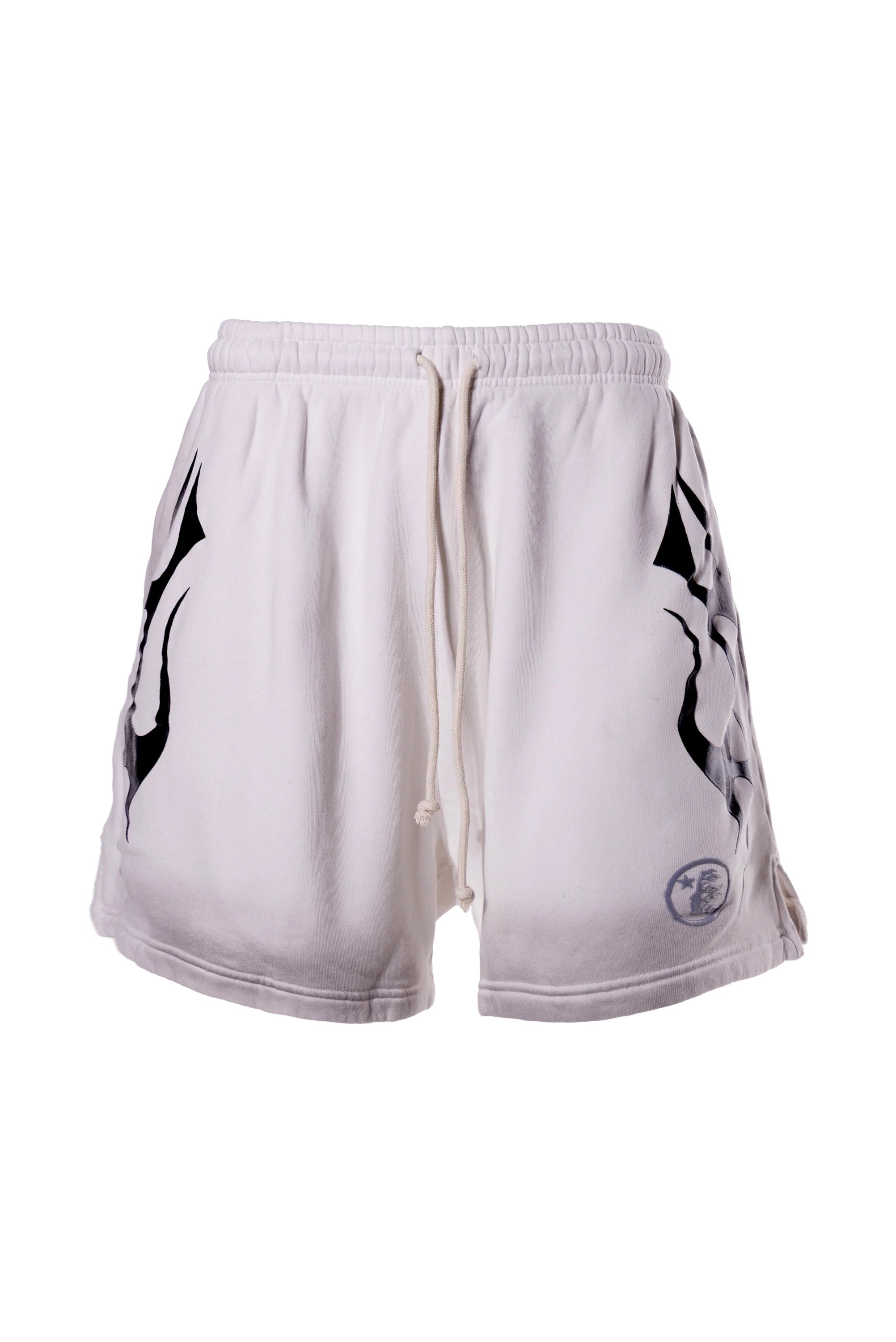 Hellstar Flame Shorts 'White'