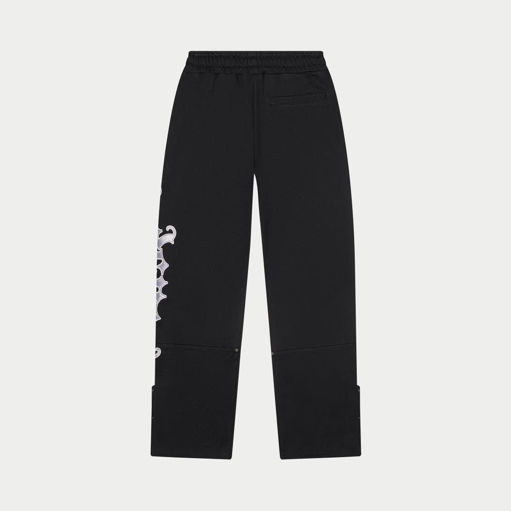 Godspeed Black/Silver Satin Sweatsuit Bottom