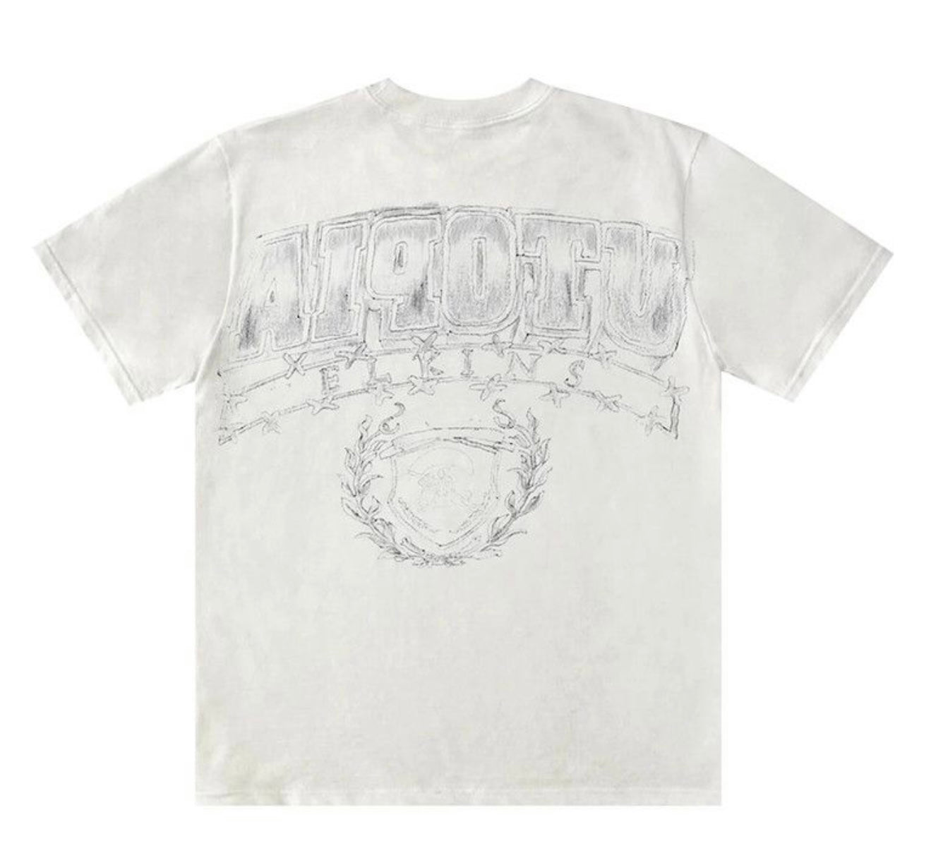 Cactus Jack by Travis Scott Elkins High School T-Shirt 'White'