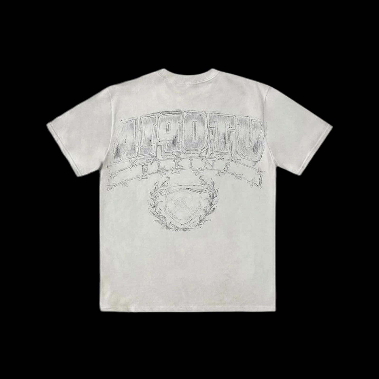 Cactus Jack by Travis Scott Elkins High School T-Shirt 'White'
