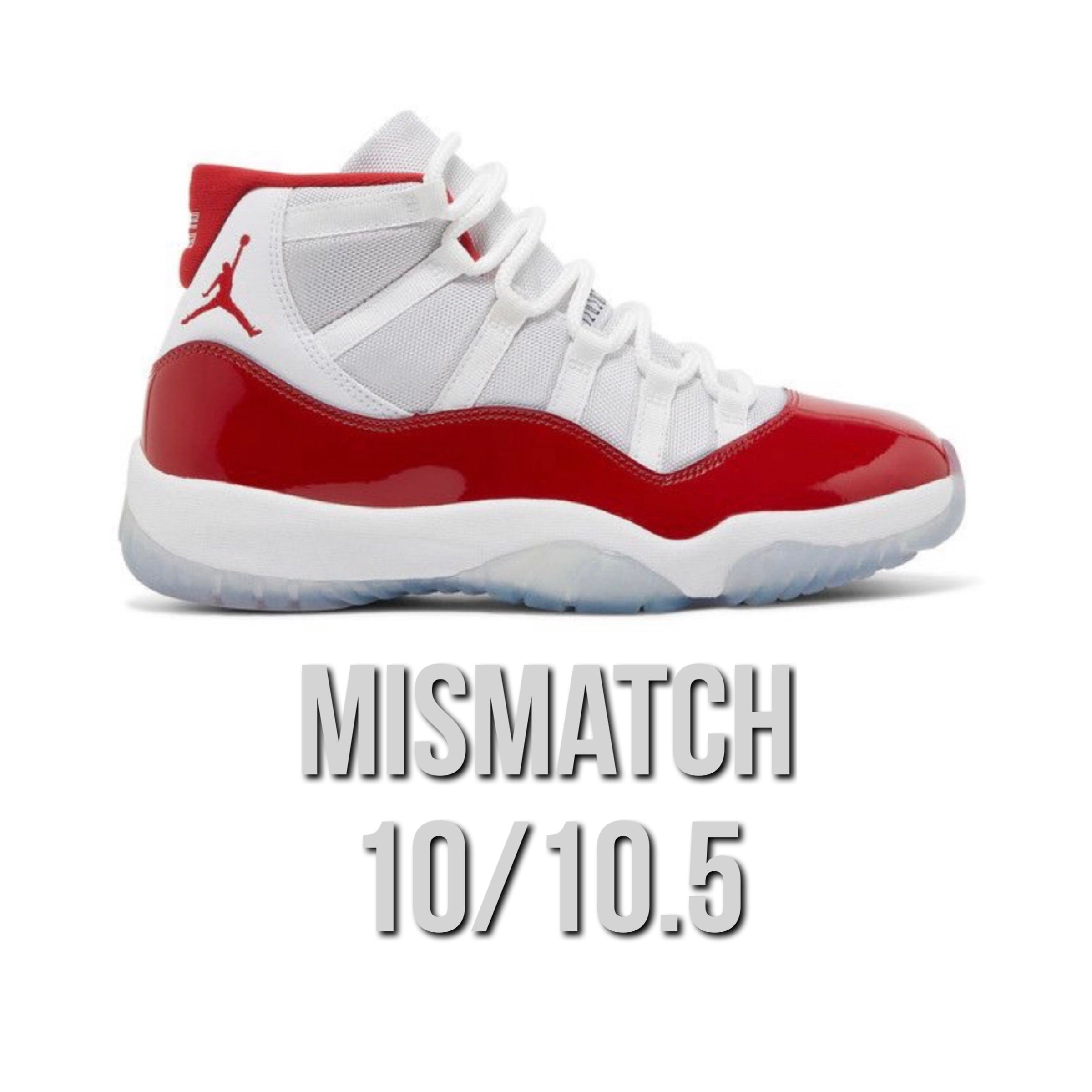 Mismatch 10/10.5 Air Jordan 11 Retro 'Cherry'