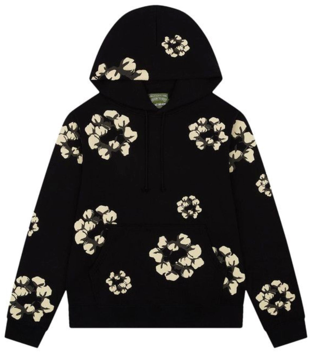 Denim Tears x Cactus Plant Flea Market Cactus Tears Wreath Hoodie 'Black'