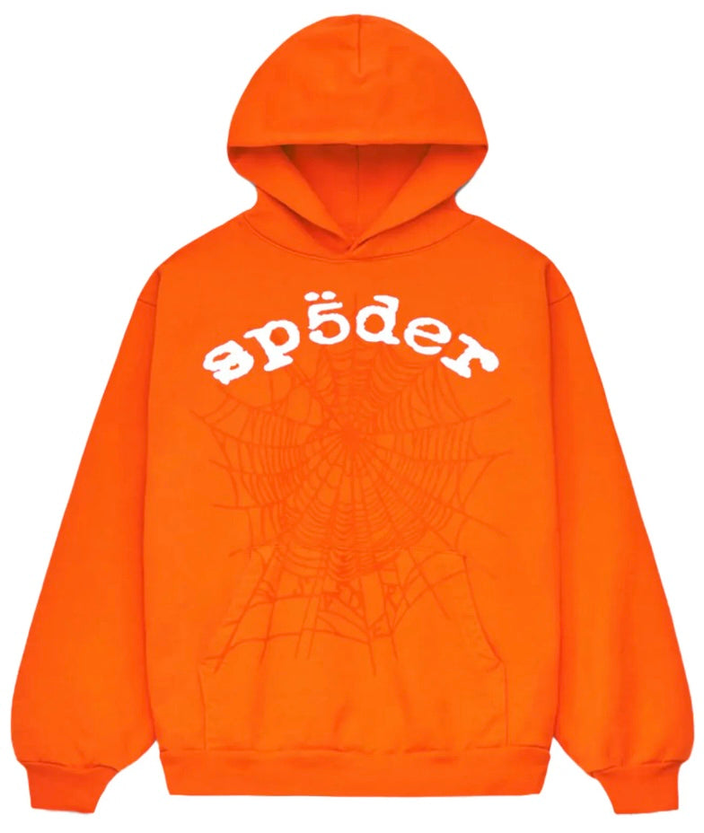 Sp5der Legacy Hoodie Orange