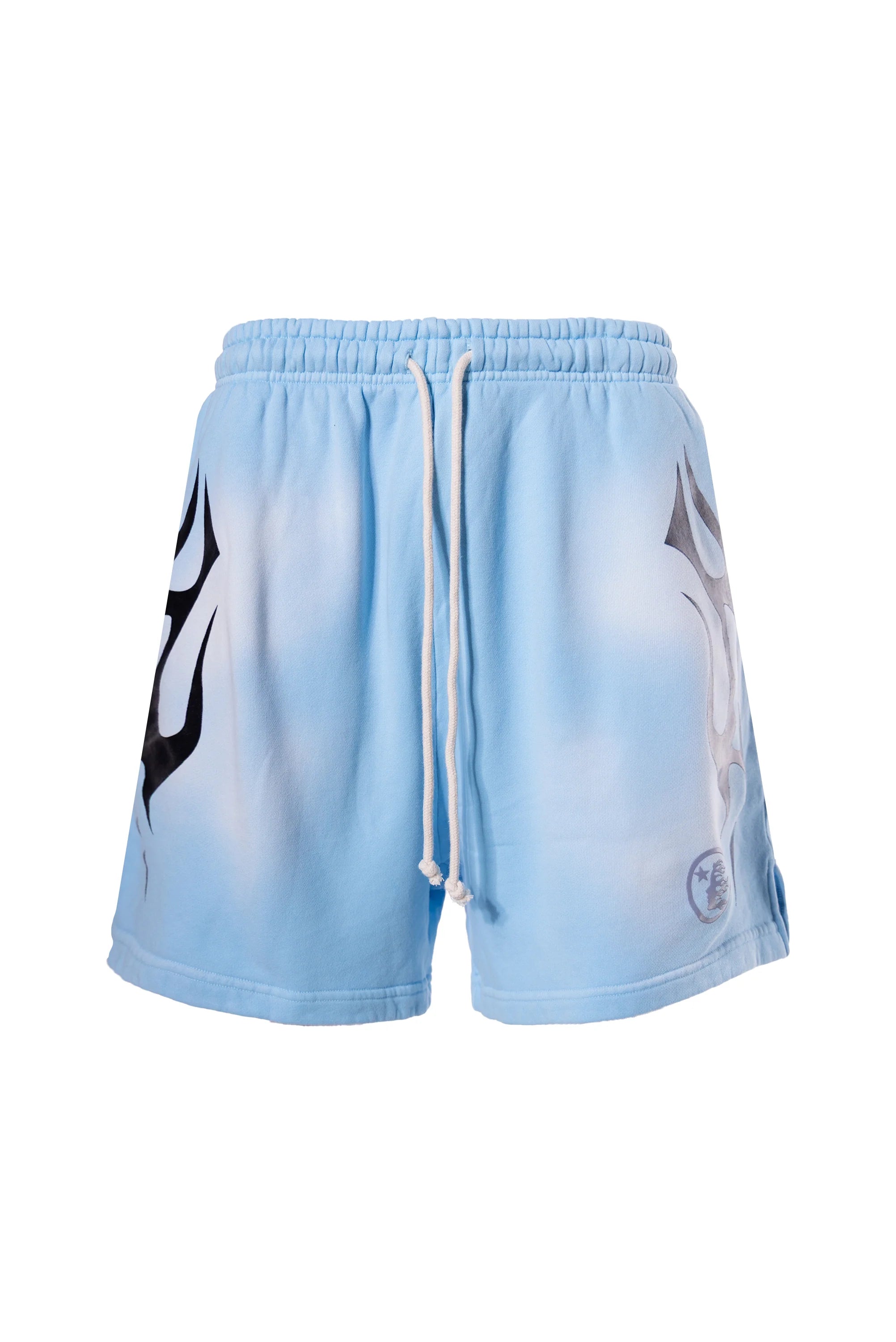 Hellstar Flame Shorts Blue/Black