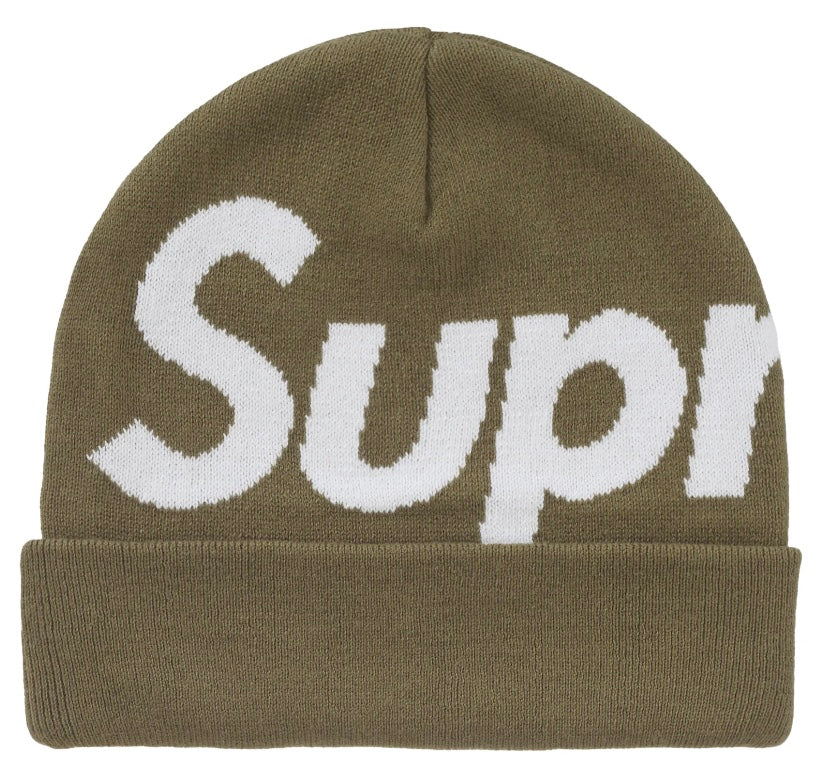 Supreme Big Logo Beanie FW24 Olive