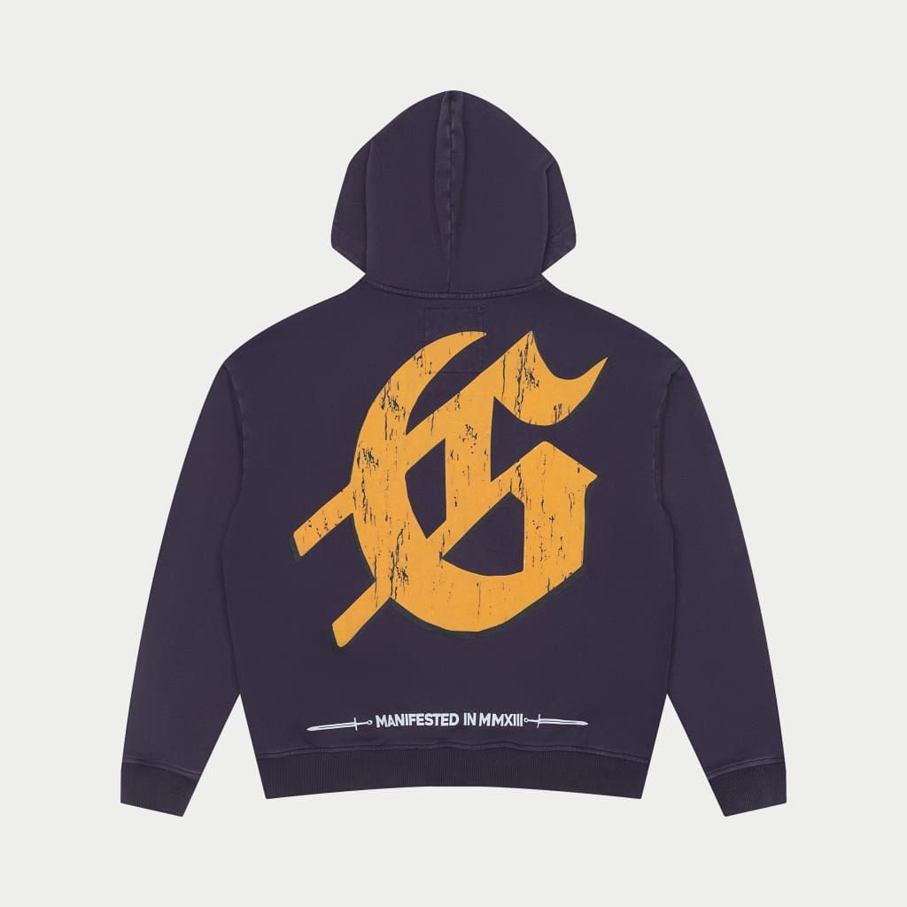 Godspeed Chrome Liberty Zip Up Hoodie Navy