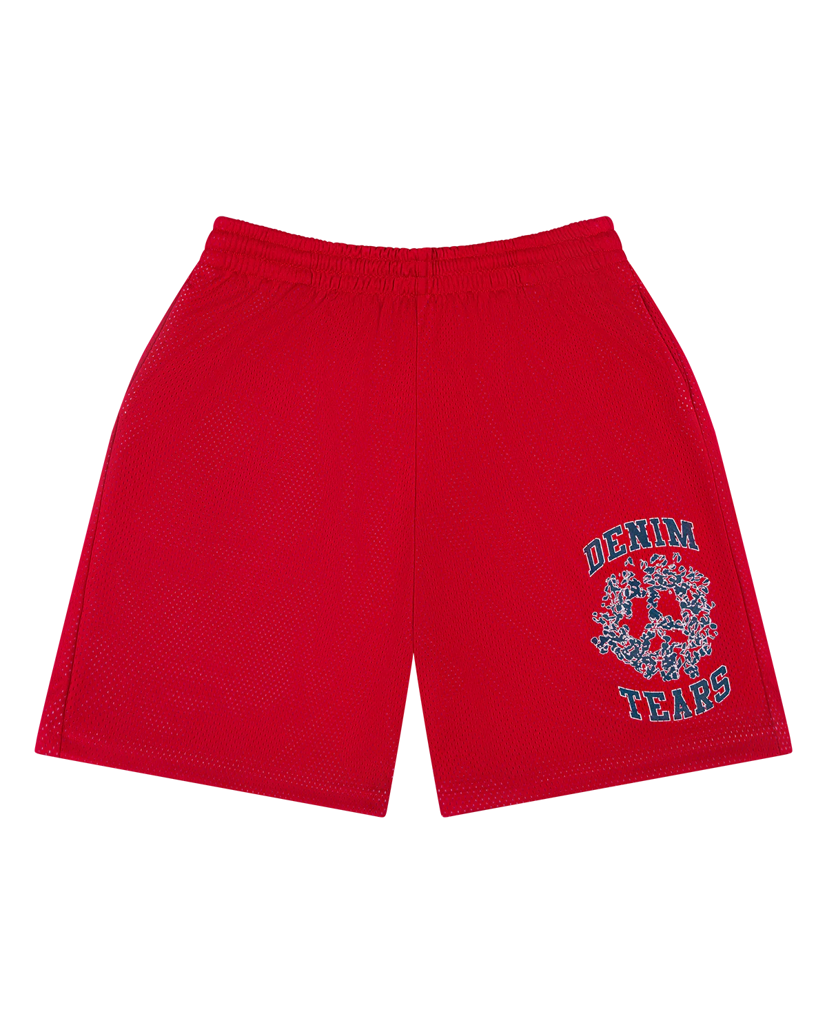 Denim Tear Denim University Mesh Shorts Red