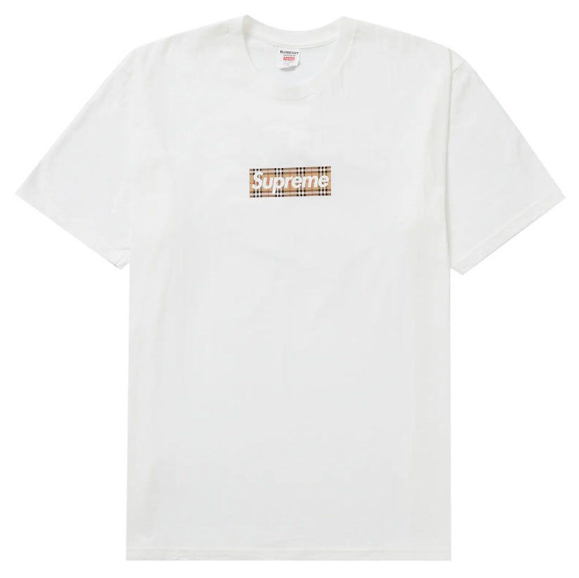 Supreme Burberry Tee White