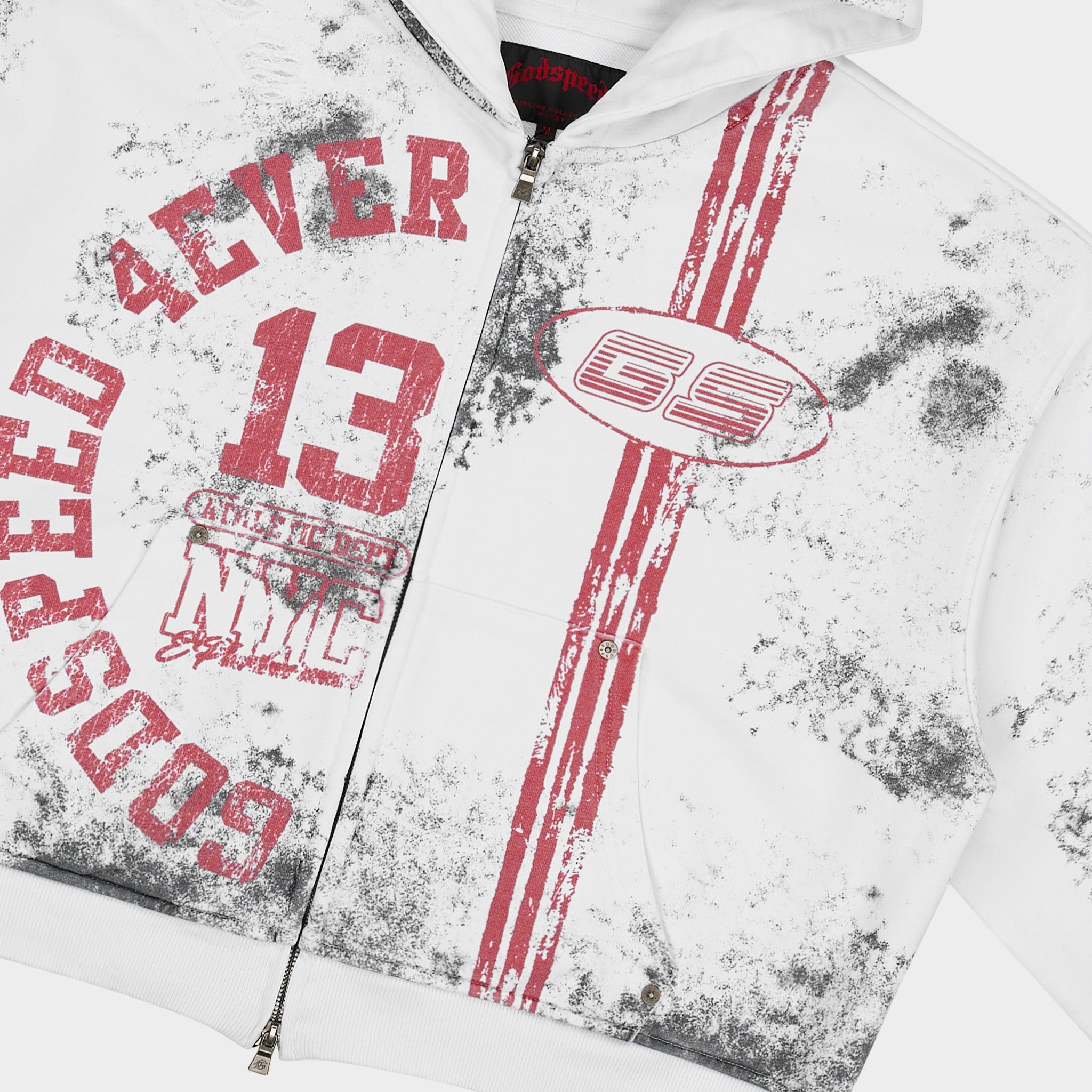 Godspeed Roadster Zip Hoodie (Dirty White)