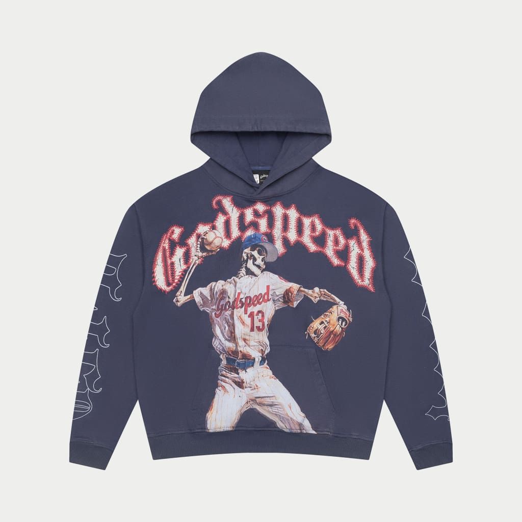 Godspeed Strike 1 Hoodie Navy Wash