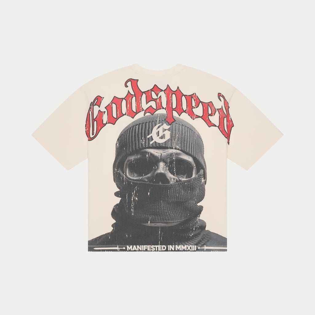 Godspeed Balaclava Szn Tee Bone Red