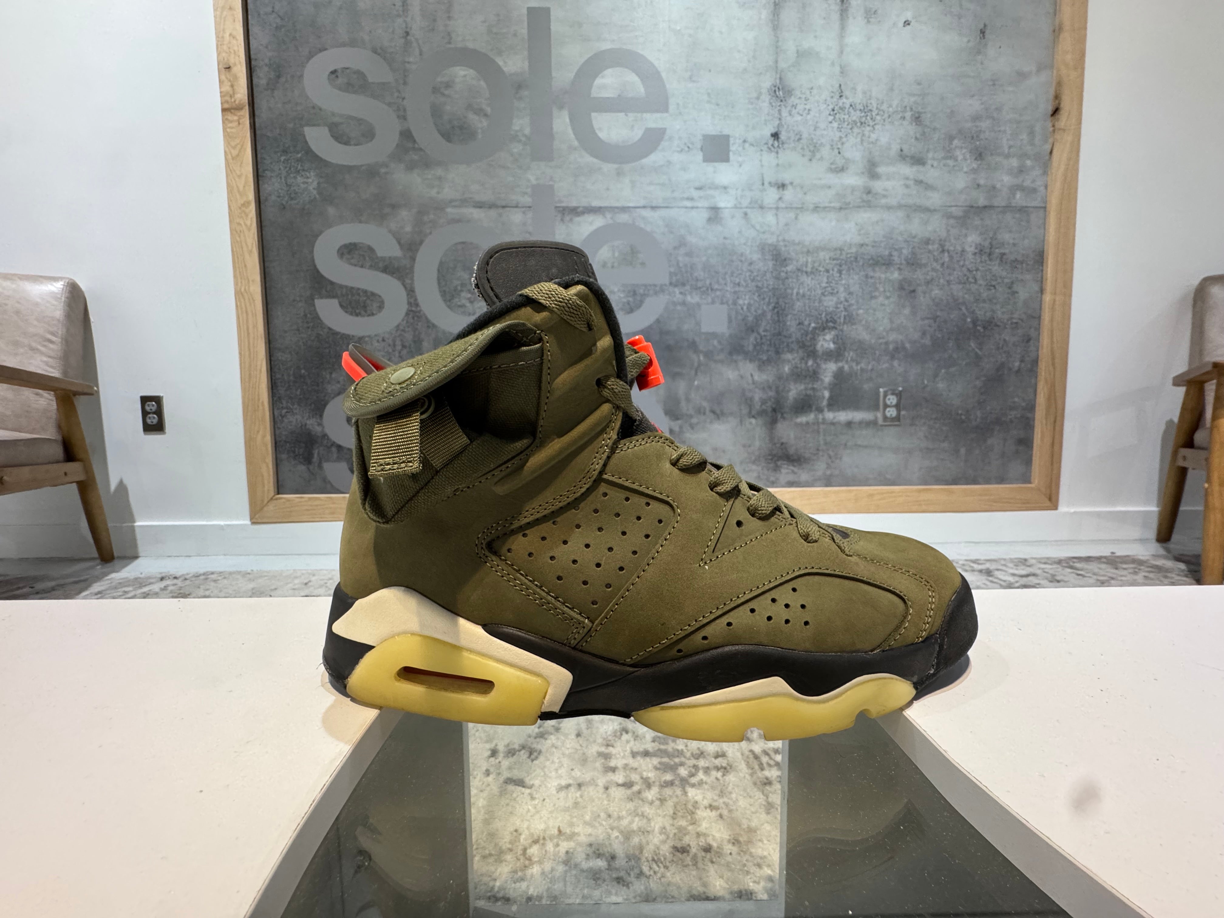 Pre-Owned Travis Scott x Air Jordan 6 Retro 'Olive'
