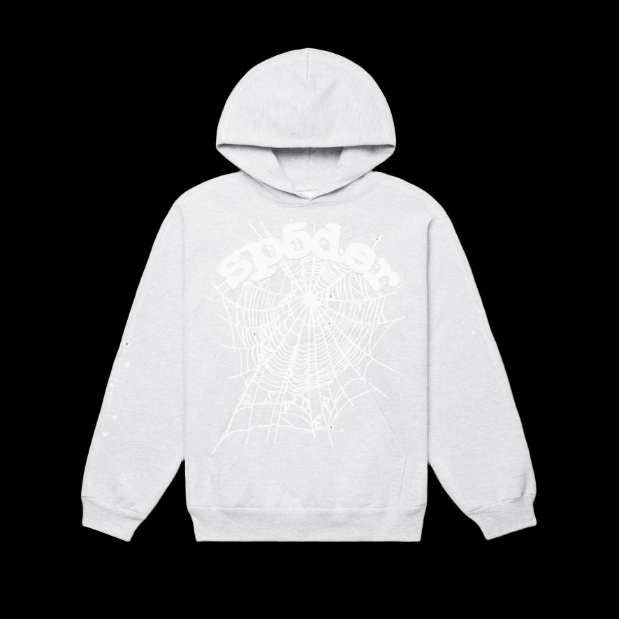 Sp5der Web Hoodie Grey