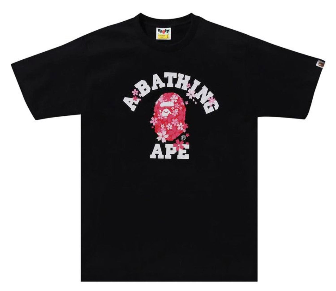 Bape Sakura ABC Black Tee