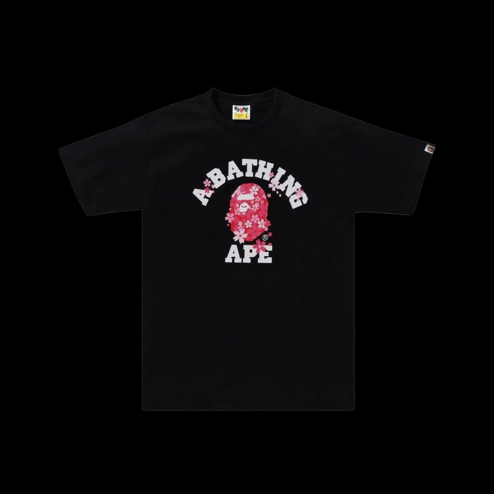 Bape Sakura ABC Black Tee