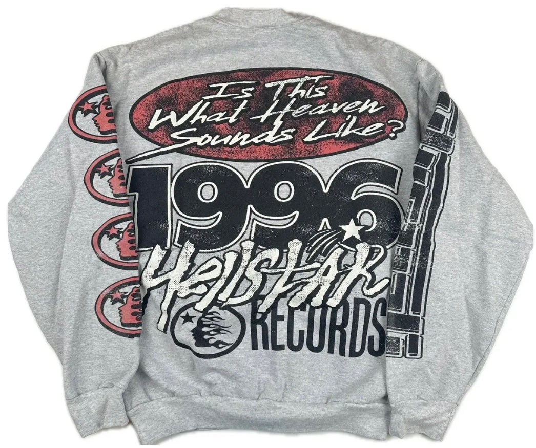Hellstar Records crewneck grey