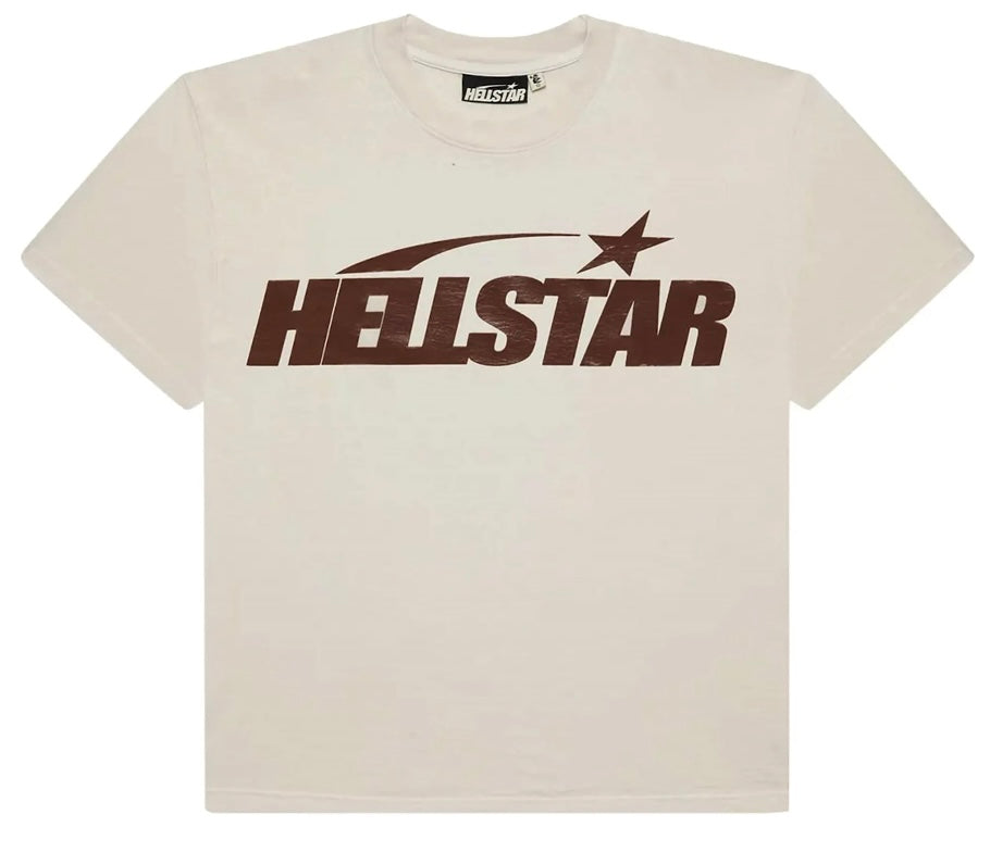Hellstar Classic Gel Tee White/Brown