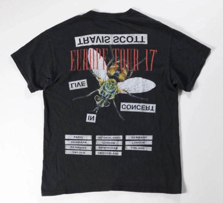 Travis Scott Europe Tour 2017 Concert Tee