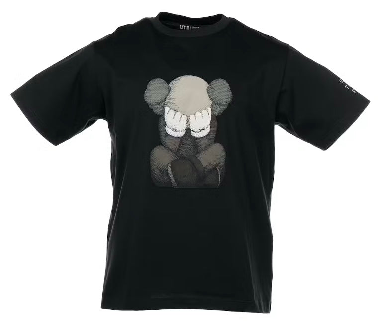 Kaws x Uniqlo Tokyo first dark grey tee