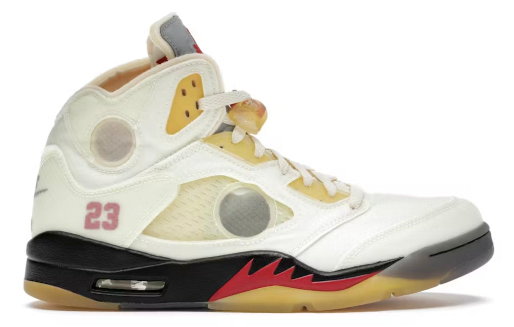 Off-White x Air Jordan 5 SP 'Sail'