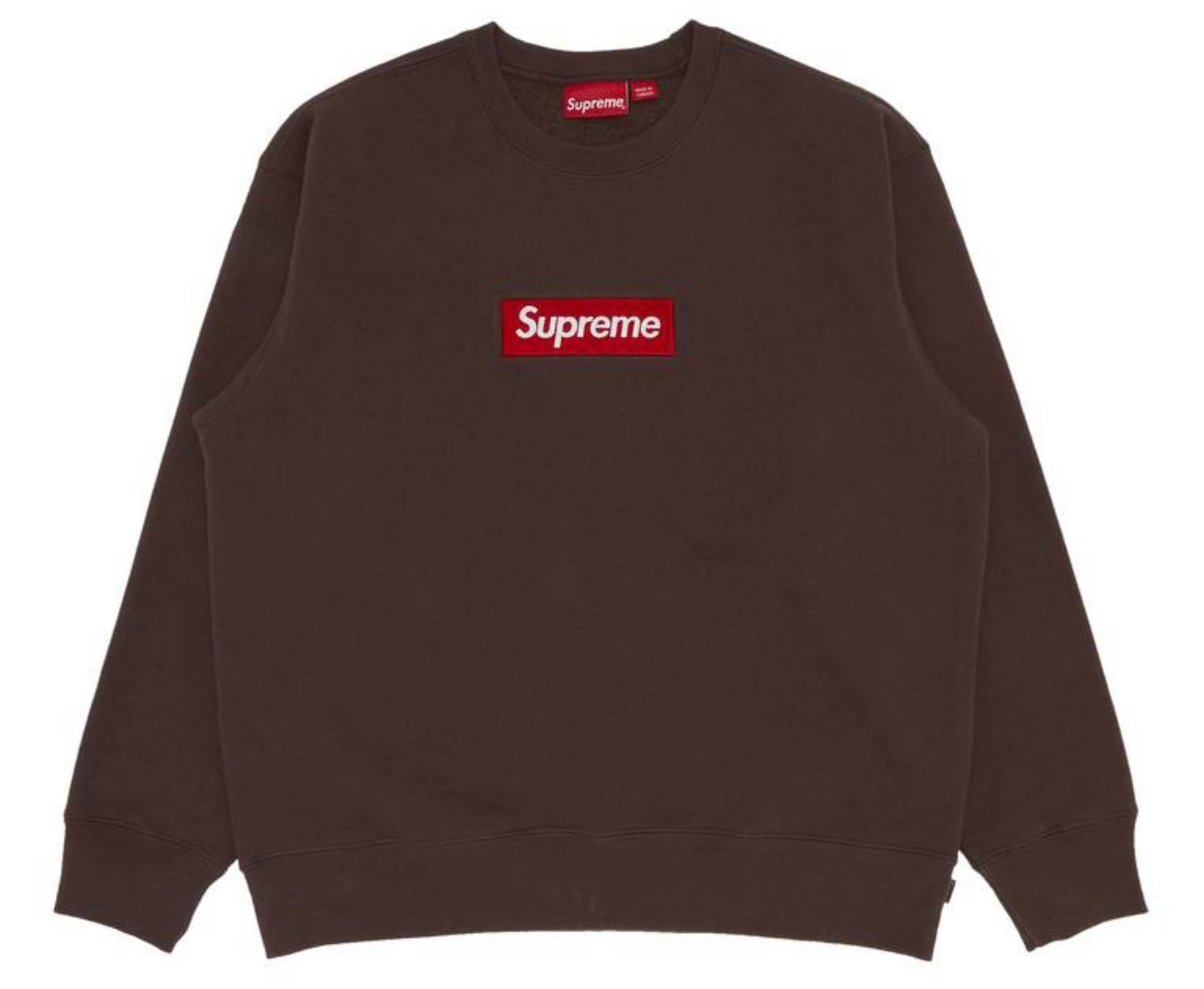 Supreme Box Logo Crewneck 'Brown'