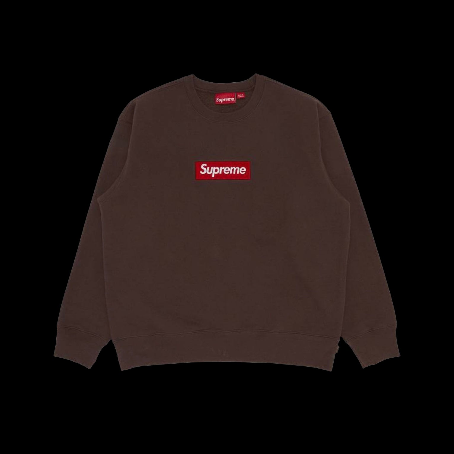 Supreme Box Logo Crewneck 'Brown'