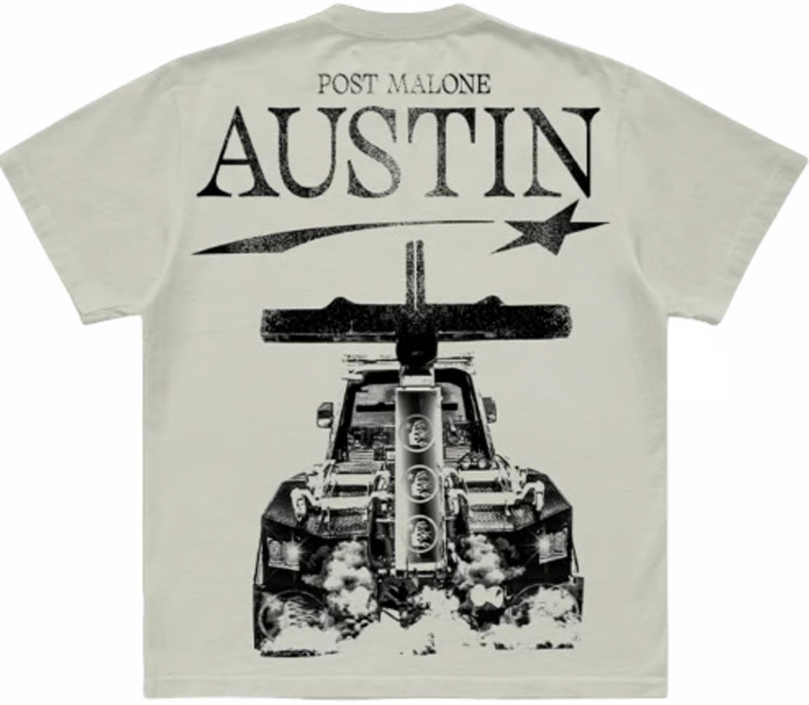 Hellstar Post Malone tee cream