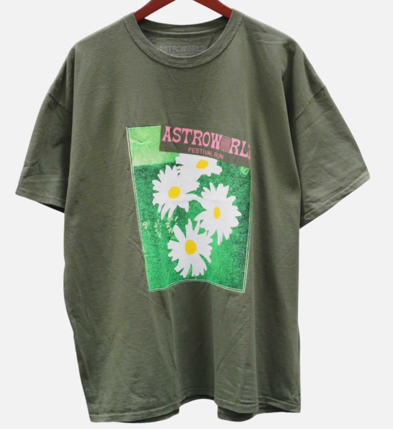 Travis Scott Green Washed Tee