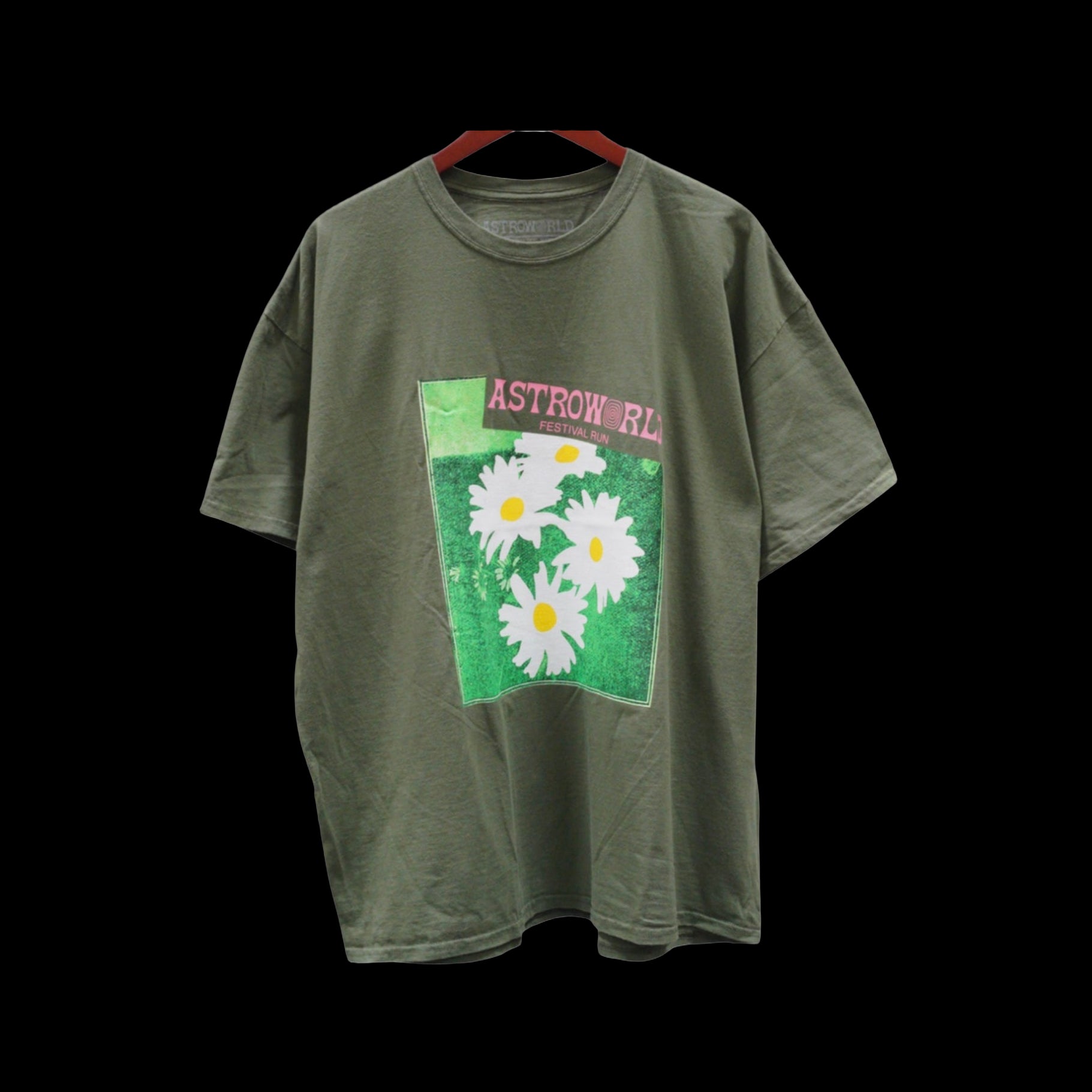 Travis Scott Green Washed Tee