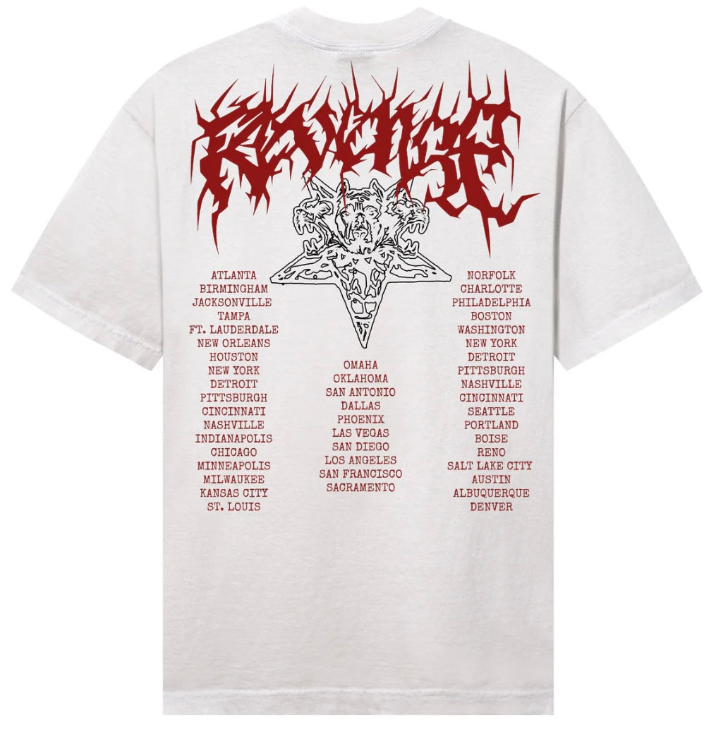 Revenge Metal Tour Tee Cement