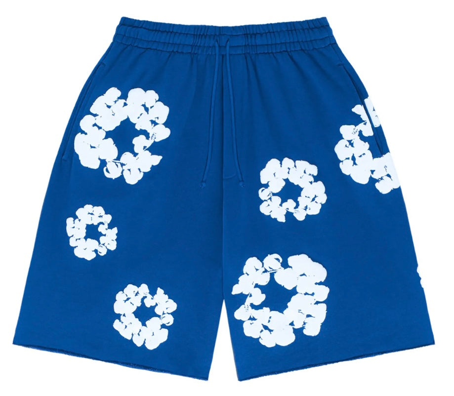 Denim Tears Cotton Wreath Short Royal Blue