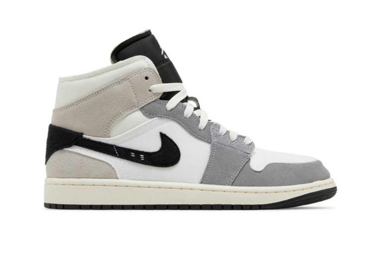Air Jordan 1 Mid SE Craft 'Inside Out - Cement Grey'