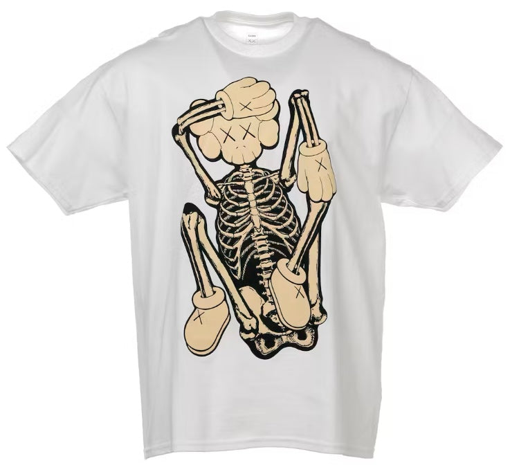 Kaws x Skeleton New Fiction Bone White