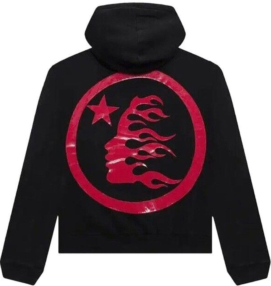 Hellstar Sports gel logo hoodie black