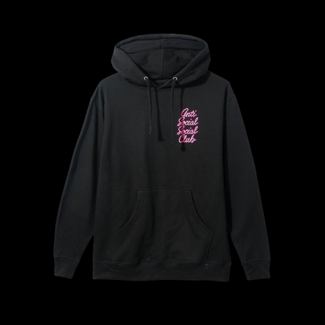 Anti-Social Hoodie Black Pink