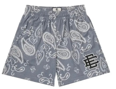 Eric Emanuel Shorts Grey Bandana